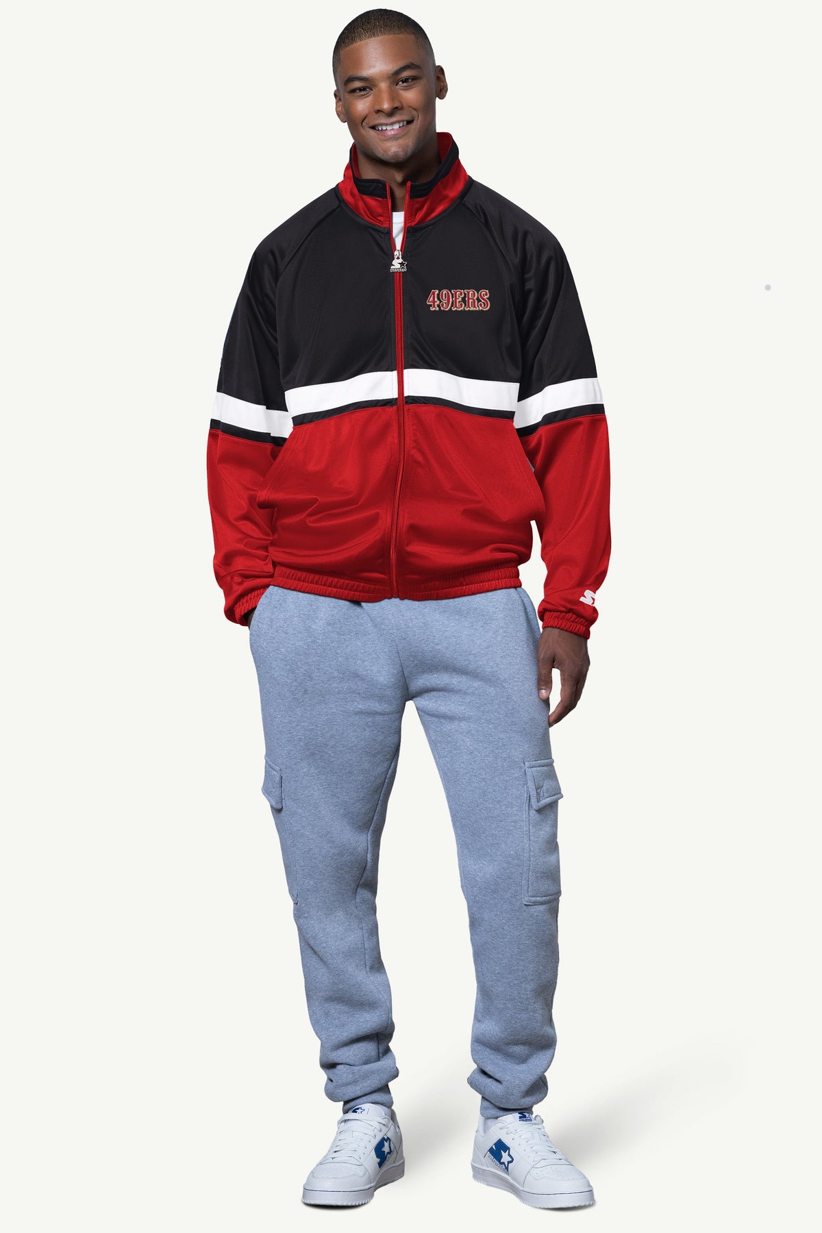 MENS SAN FRANCISCO 49ERS TRACK JACKET - Multi