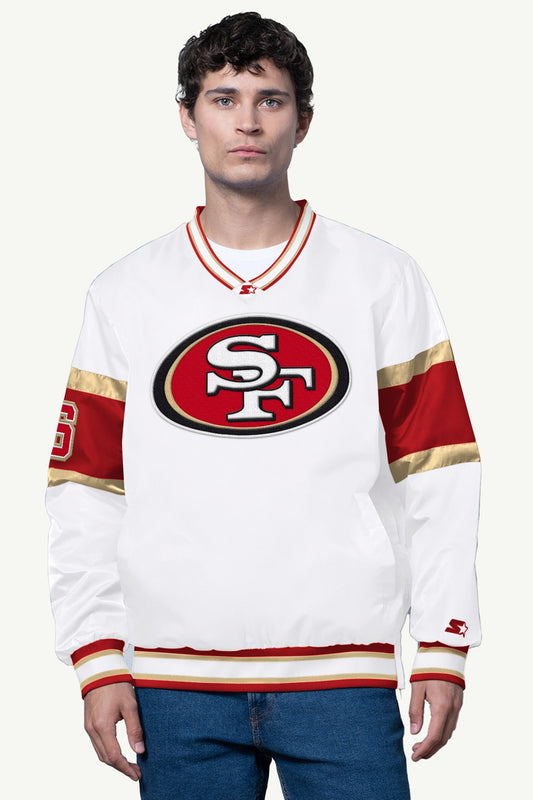 MENS SAN FRANCISCO 49ERS V-NECK PULLOVER - Multi