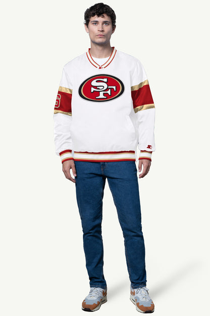 MENS SAN FRANCISCO 49ERS V-NECK PULLOVER - Multi