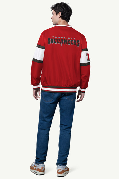 MENS TAMPA BAY BUCCANEERS SIGNAL COLLAR PULLOVER - Starter