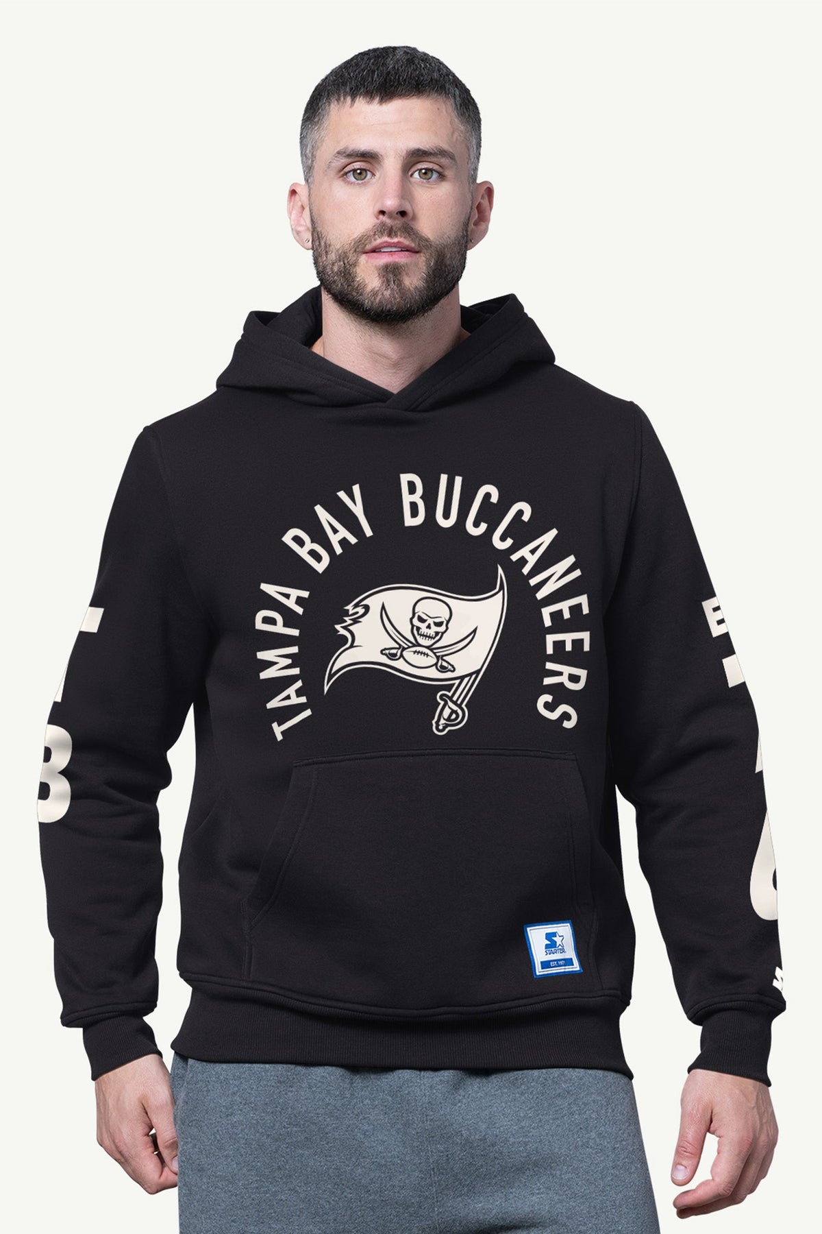 MENS TAMPA BAY BUCCANEERS HANDOFF FLEECE HOODIE - Starter