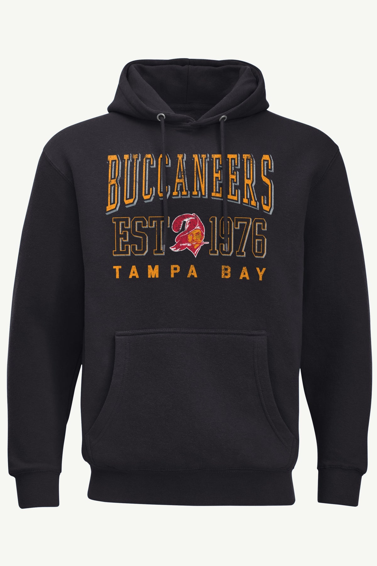 MENS TAMPA BAY BUCCANEERS RETRO HOODIE - Black