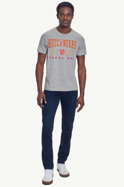 MENS TAMPA BAY BUCCANEERS RETRO T SHIRT - Heather Grey
