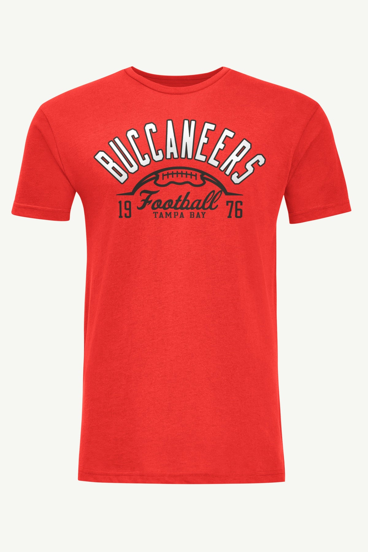 MENS TAMPA BAY BUCCANEERS HALF BALL T SHIRT - Red
