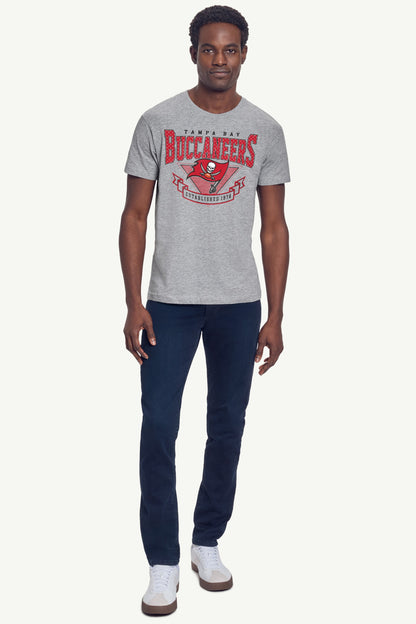 MENS TAMPA BAY BUCCANEERS 80's INSPIRED T SHIRT - Heather Grey