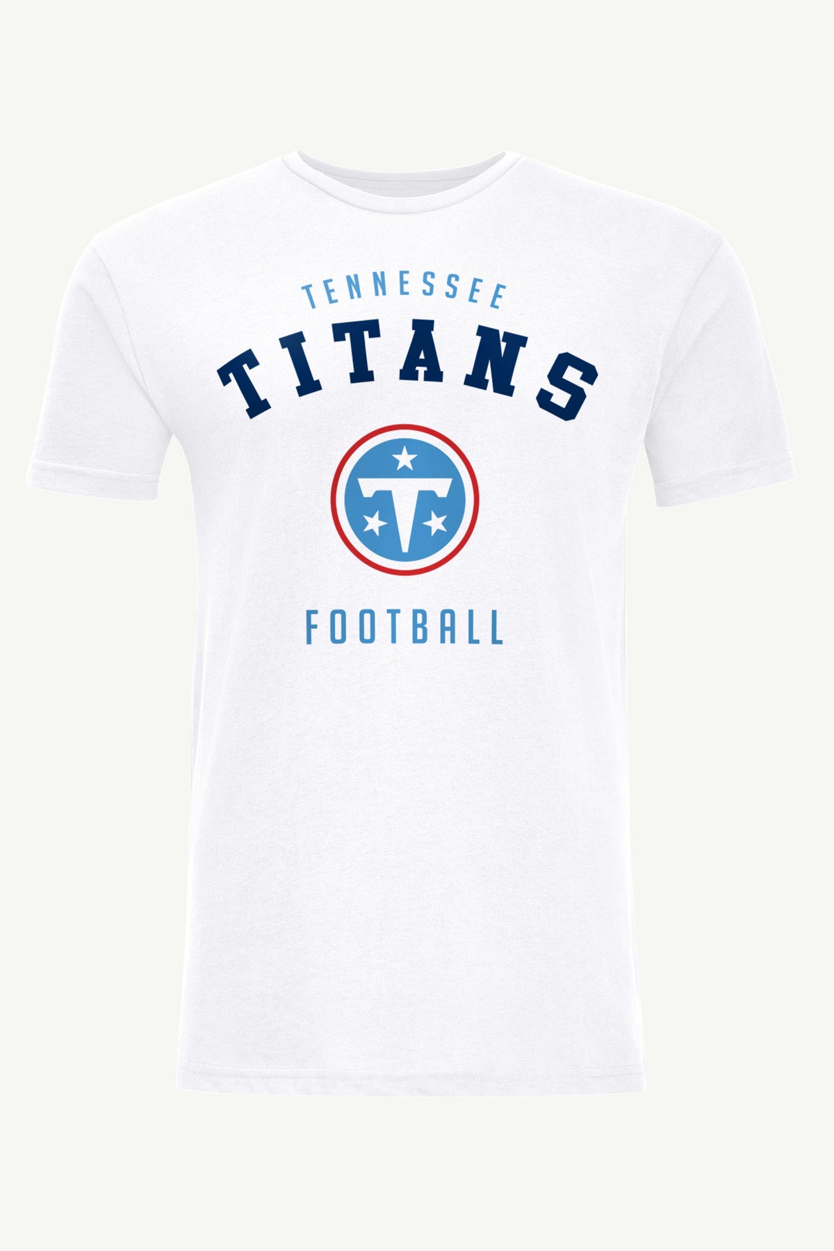 MENS TENNESSEE TITANS TEAM SHORT SLEEVE T SHIRT - White