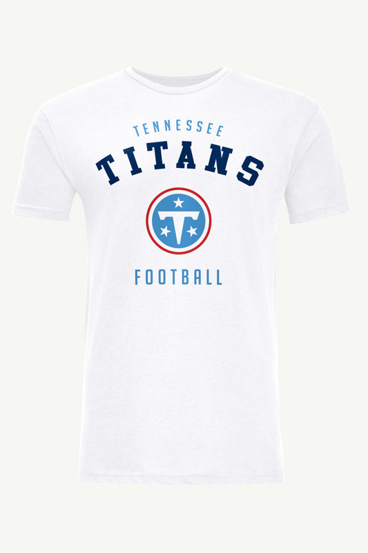 MENS TENNESSEE TITANS TEAM SHORT SLEEVE T SHIRT - White