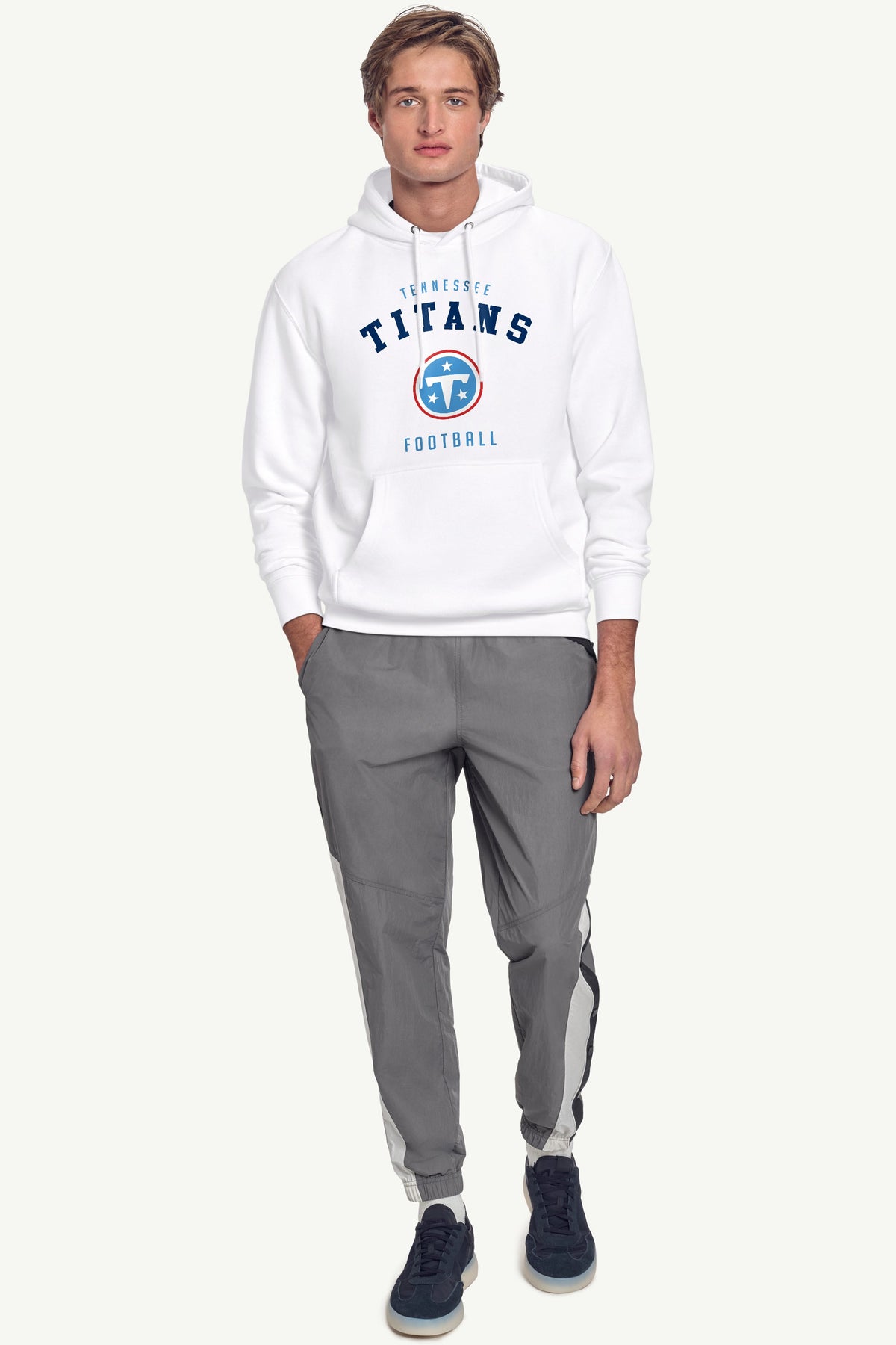 MENS TENNESSEE TITANS HOODIE - White