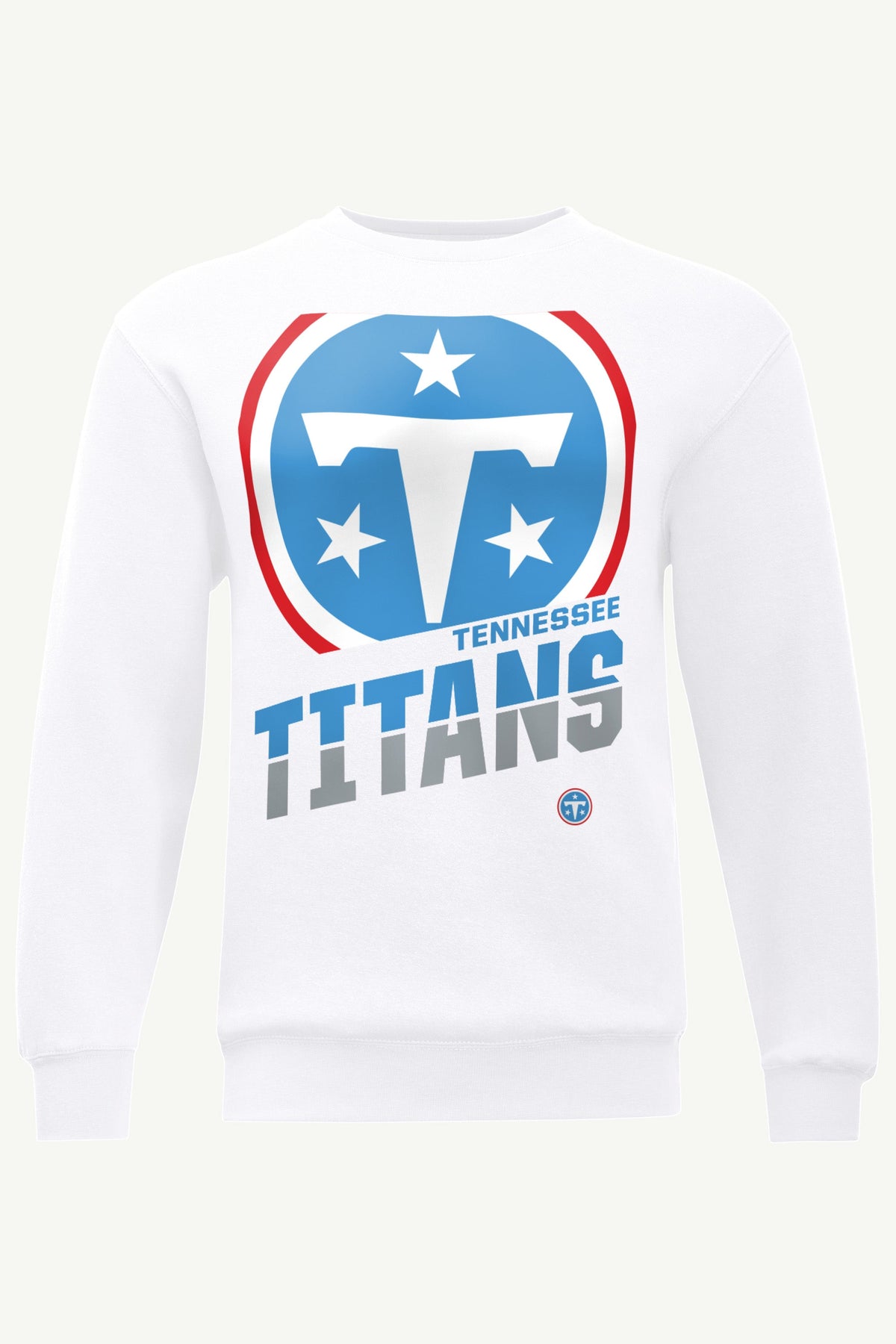 MENS TENNESSEE TITANS ZOOM SWEATSHIRT - White