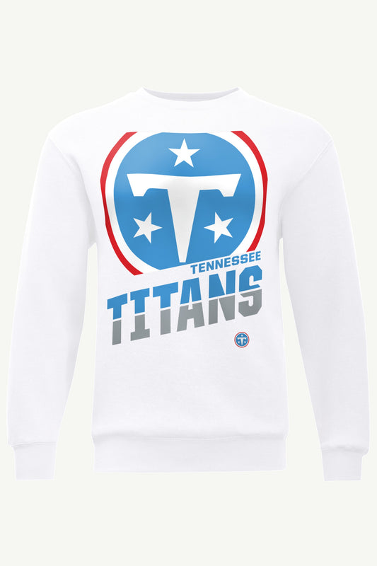 MENS TENNESSEE TITANS ZOOM SWEATSHIRT - White