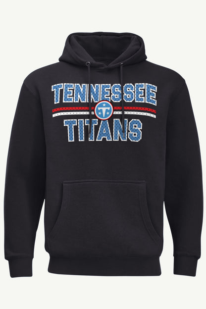 MENS TENNESSEE TITANS MESH LOOK HOODIE - Black