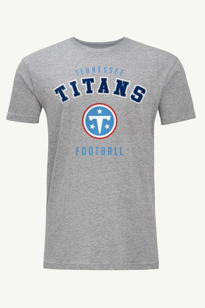MENS TENNESSEE TITANS LOGO T SHIRT - Heather Grey