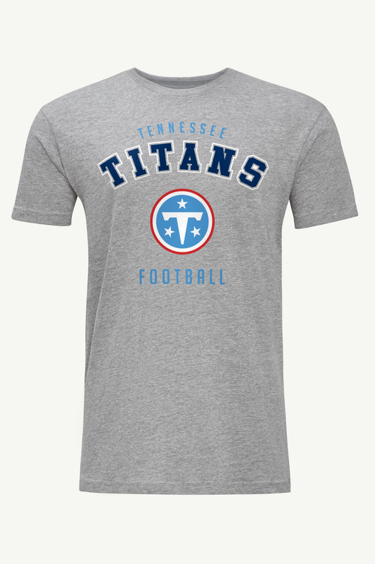 MENS TENNESSEE TITANS LOGO T SHIRT - Heather Grey