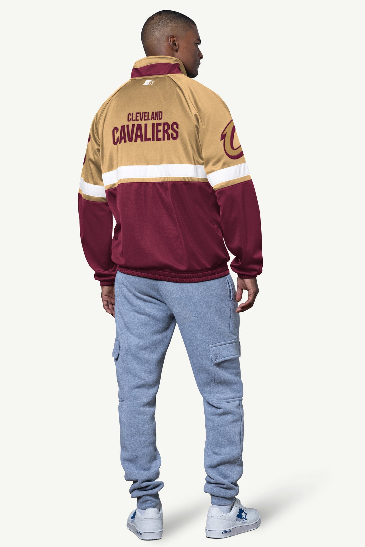 MENS CLEVELAND CAVALIERS VETERAN TRACK JACKET - Starter