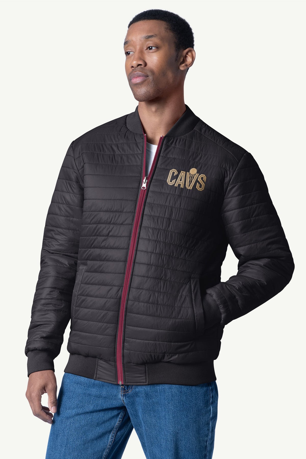 MENS CLEVELAND CAVALIERS REVERSIBLE JACKET - Multi