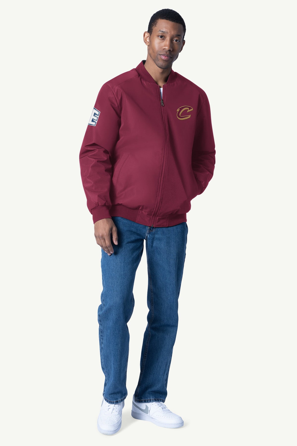 MENS CLEVELAND CAVALIERS REVERSIBLE JACKET - Multi