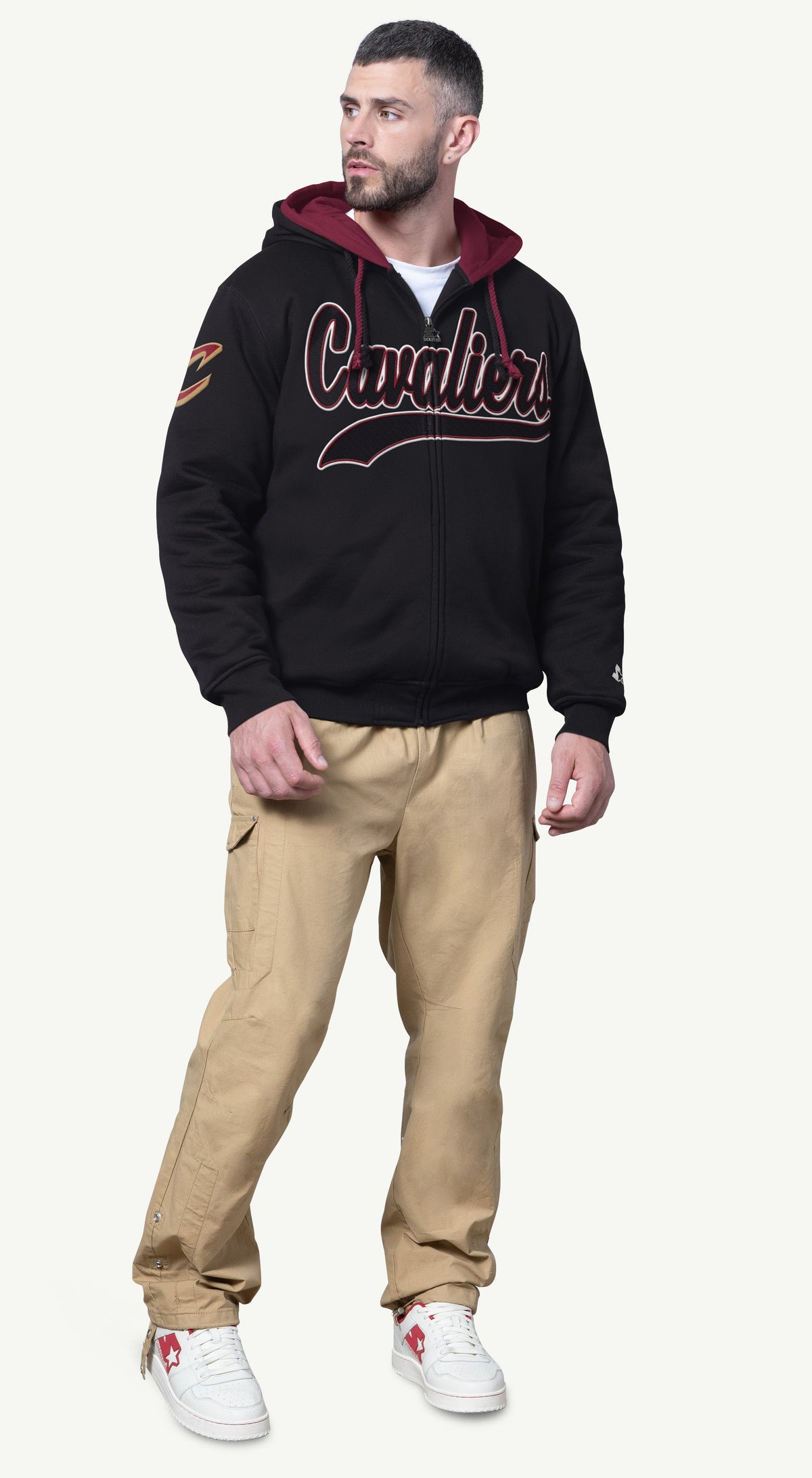 MENS CLEVELAND CAVALIERS ZIP UP SWEATSHIRT - Multi