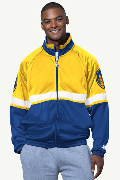 MENS GOLDEN STATE WARRIORS VETERAN TRACK JACKET - Starter
