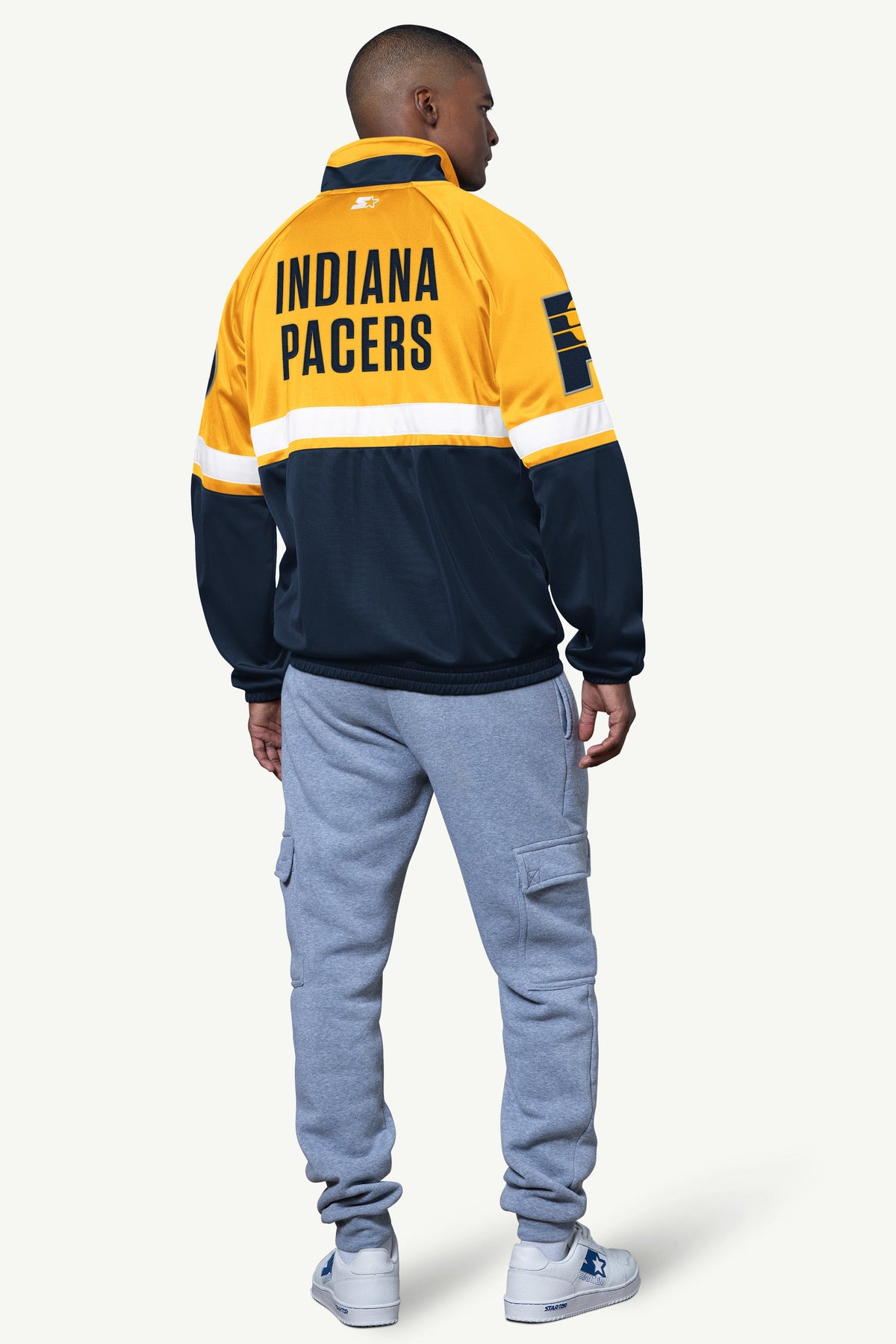 MENS INDIANA PACERS VETERAN TRACK JACKET - Starter