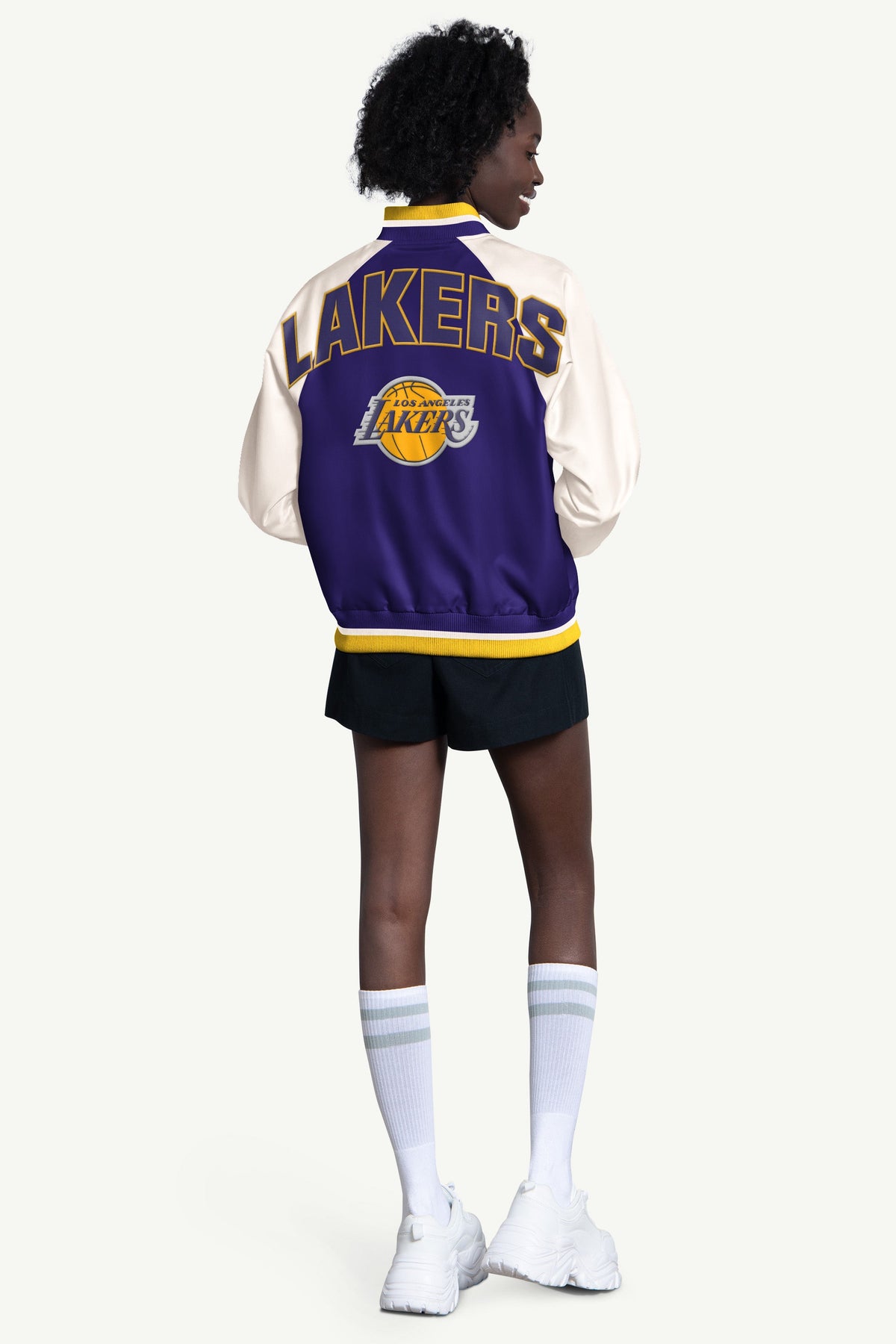 WOMENS LA LAKERS LAKERS BLITZ VARSITY JACKET - Multi