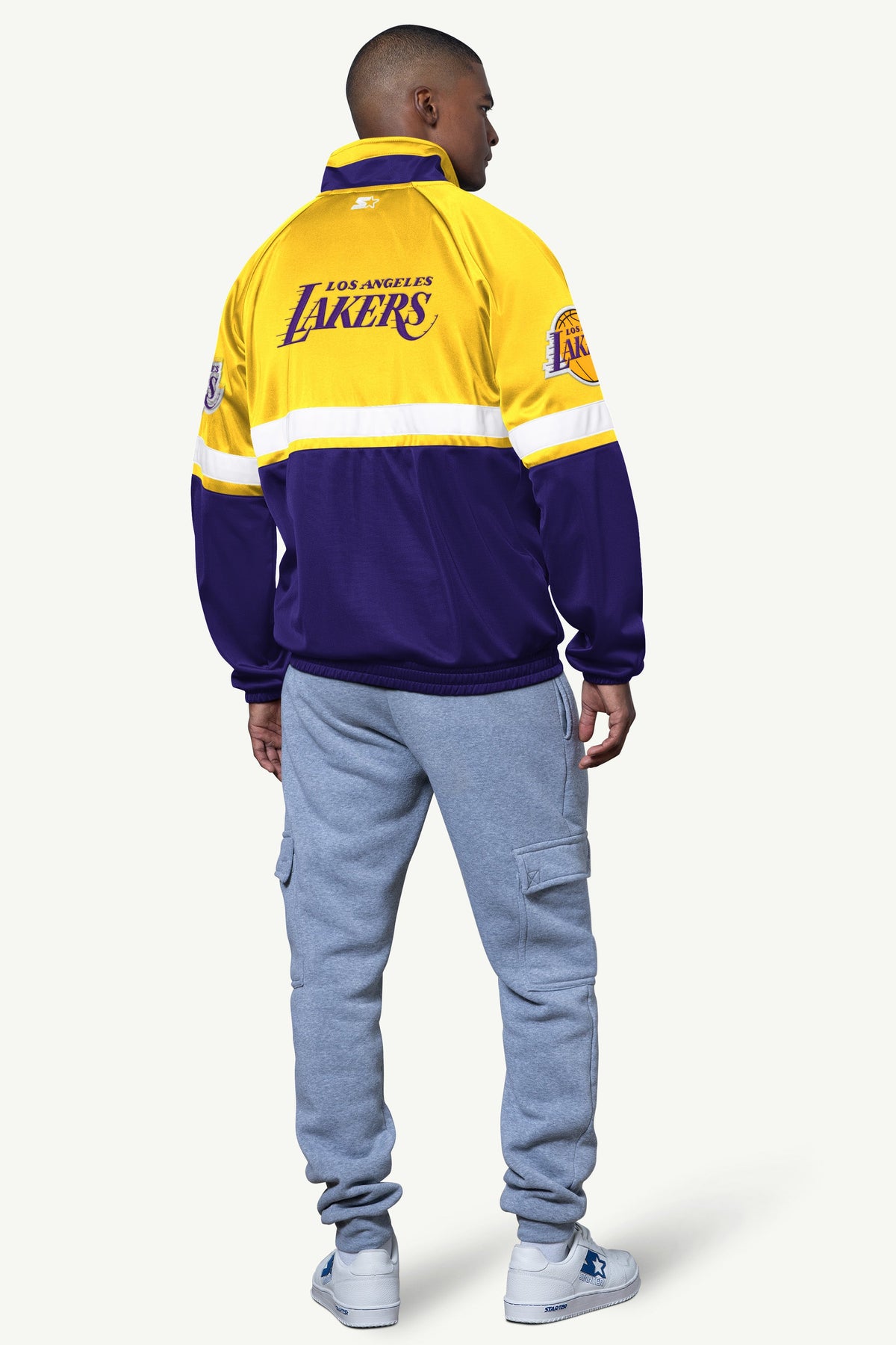 MENS LA LAKERS VETERAN TRACK JACKET - Starter