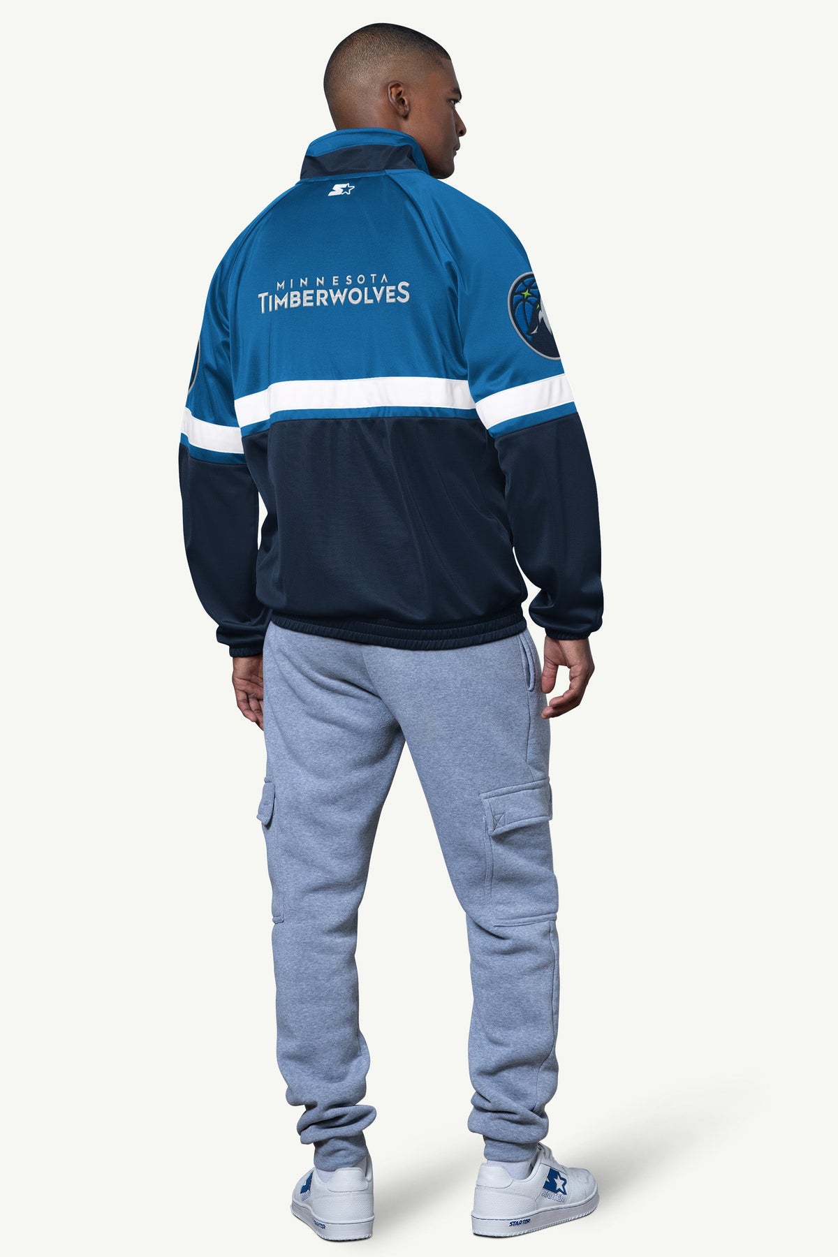 MENS MINNESOTA TIMBERWOLVES VETERAN TRACK JACKET - Starter