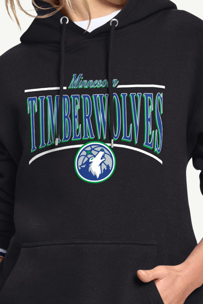 STARTER MINNESOTA TIMBERWOLVES ARCH HOODIE - Black