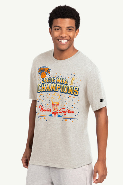 MENS NEW YORK KNICKS X MISTER SOFTEE CHAMPIONS T SHIRT - Multi