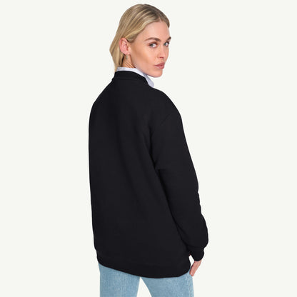 WOMENS NEW YORK KNICKS PENNANT SWEATSHIRT - Black