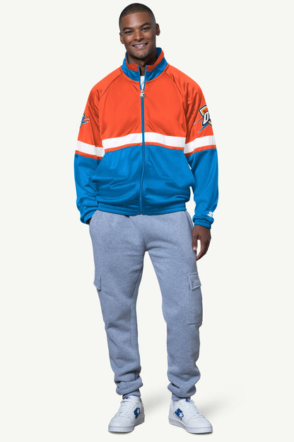 MENS OKLAHOMA CITY THUNDER VETERAN TRACK JACKET - Starter