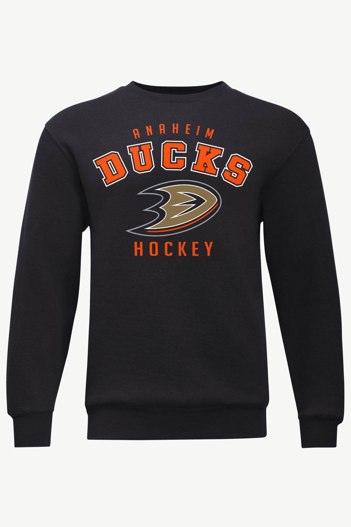 MENS ANAHEIM DUCKS GRAPHIC SWEATSHIRT - Black