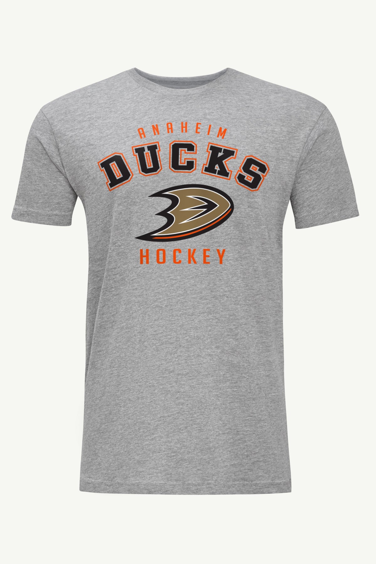 MENS ANAHEIM DUCKS GRAPHIC T SHIRT - Heather Grey