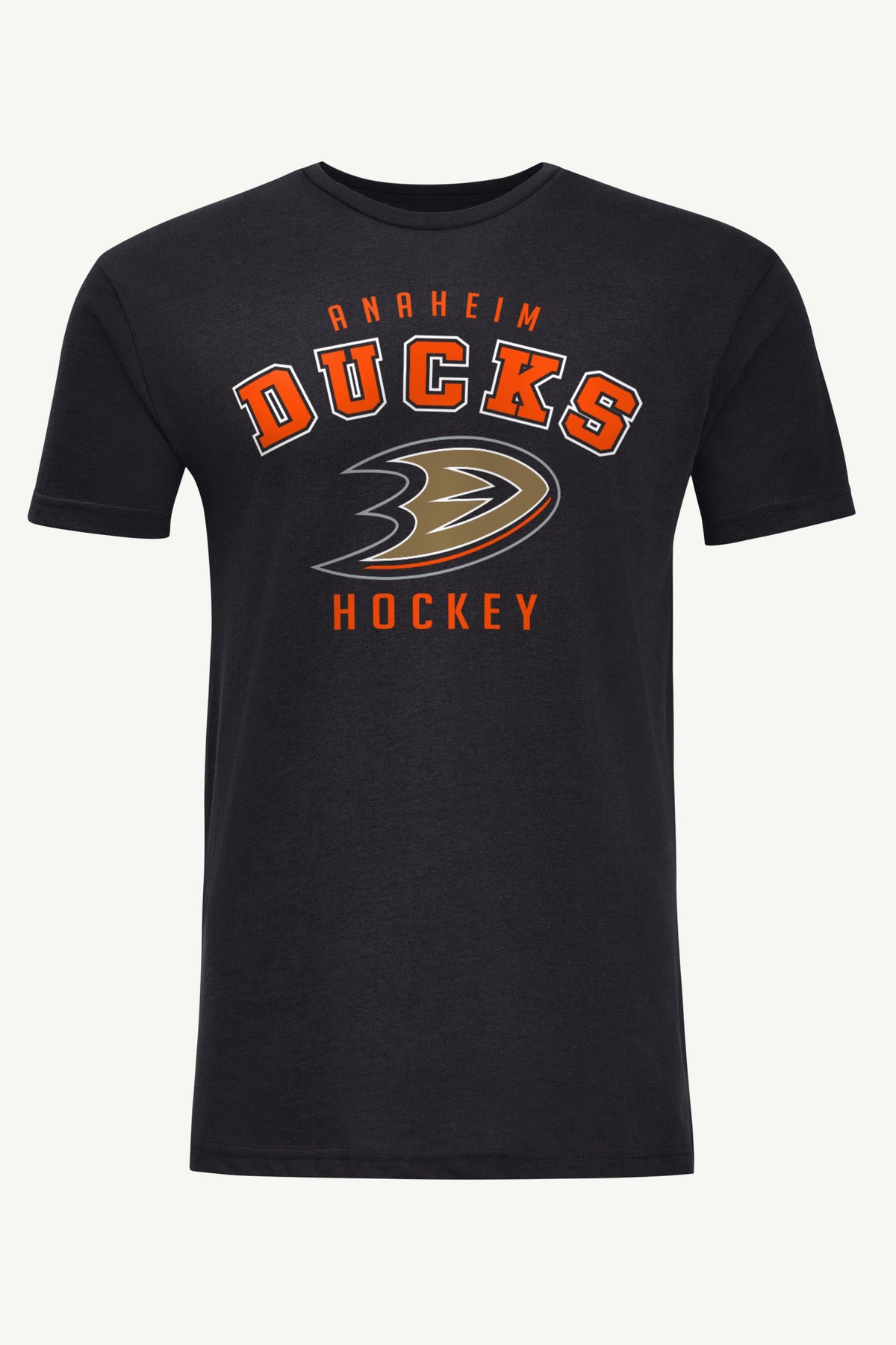 MENS ANAHEIM DUCKS GRAPHIC T SHIRT - Black