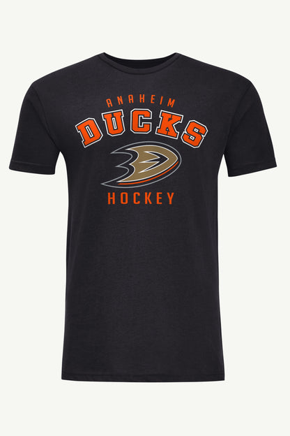 MENS ANAHEIM DUCKS GRAPHIC T SHIRT - Black