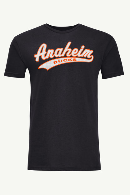 MENS ANAHEIM DUCKS TAILSWEEP T SHIRT - Black