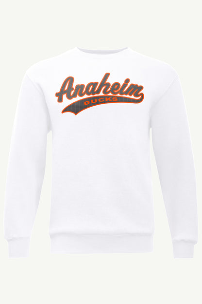 MENS ANAHEIM DUCKS TAILSWEEP SWEATSHIRT - White