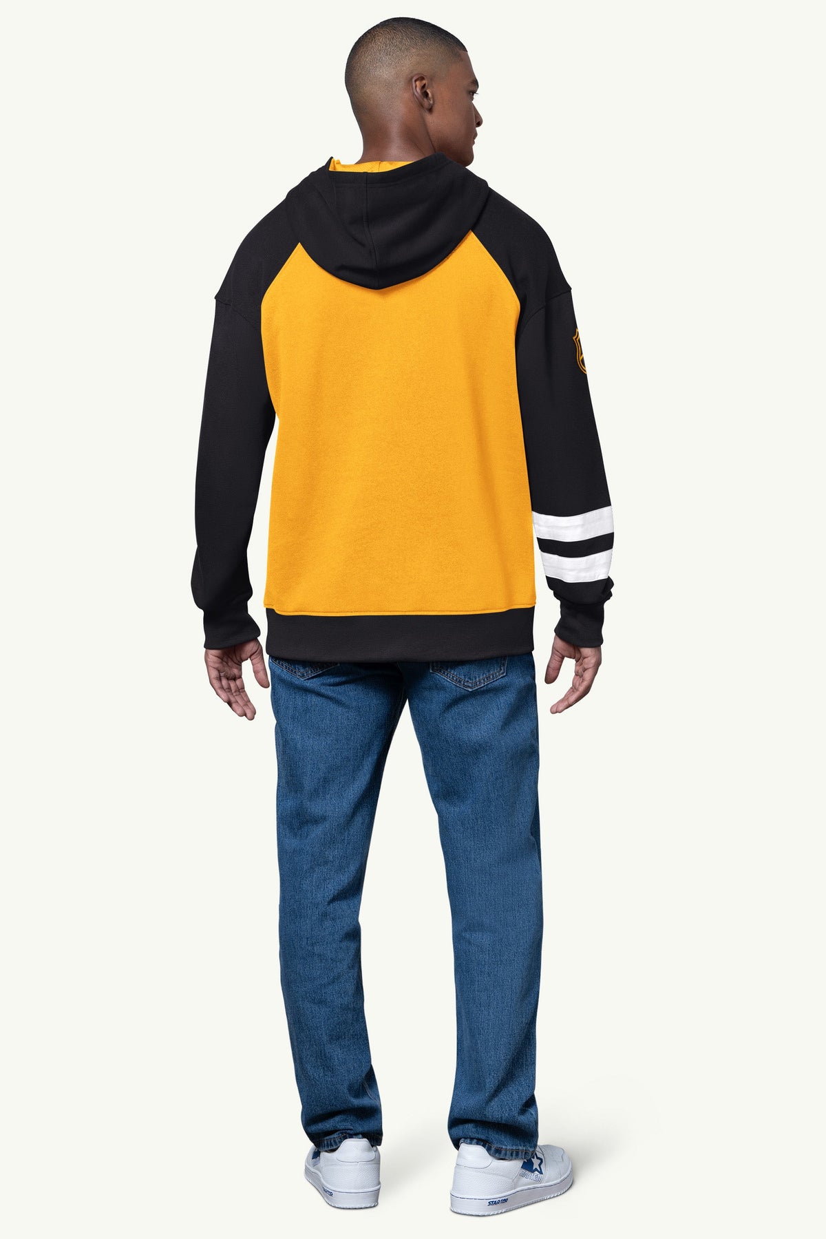 MENS BOSTON BRUINS INTERCEPTION COLORBLOCK HOODIE - Starter