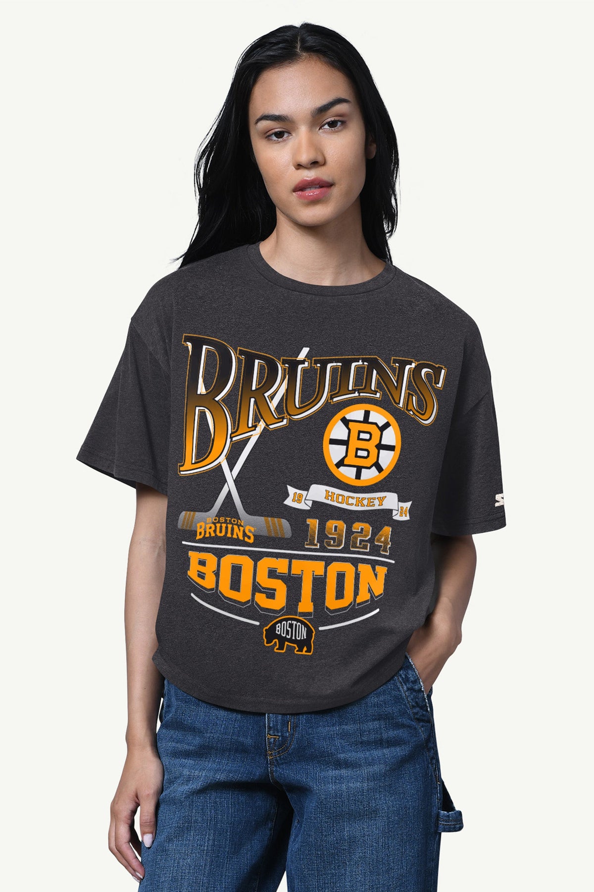 WOMENS BOSTON BRUINS HALL OF FAME T SHIRT - Starter