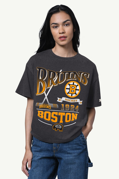 WOMENS BOSTON BRUINS HALL OF FAME T SHIRT - Starter