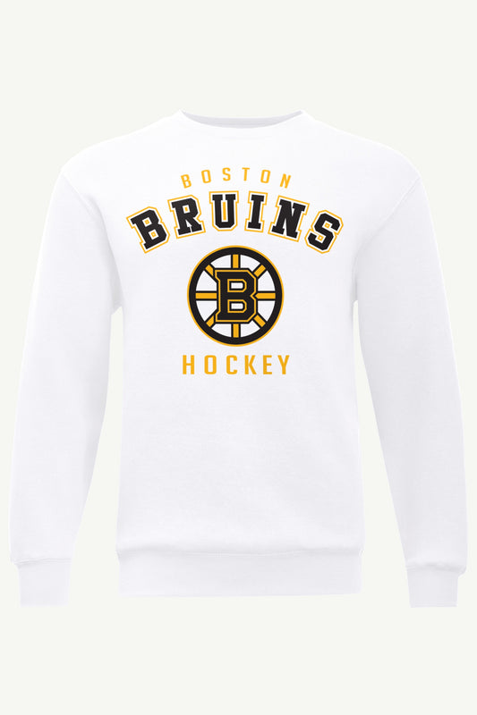 MENS BOSTON BRUINS GRAPHIC SWEATSHIRT - White