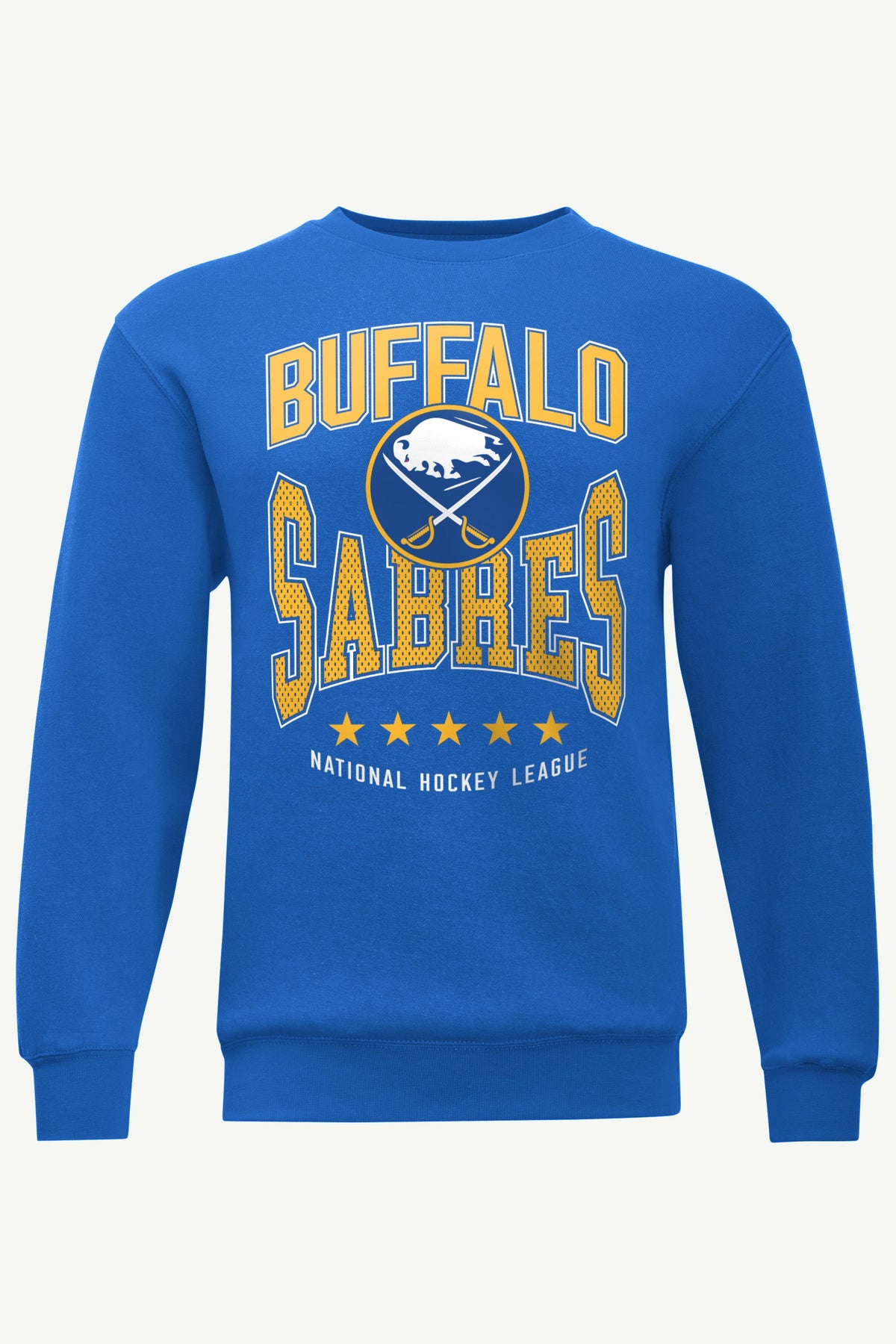 MENS BUFFALO SABRES CENTER SQUEEZE SWEATSHIRT - Royal