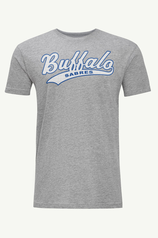 MENS BUFFALO SABRES TAILSWEEP T SHIRT - Heather Grey