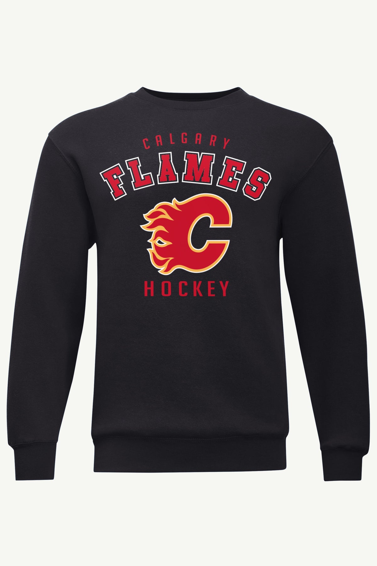 MENS CALGARY FLAMES GRAPHIC SWEATSHIRT - Black