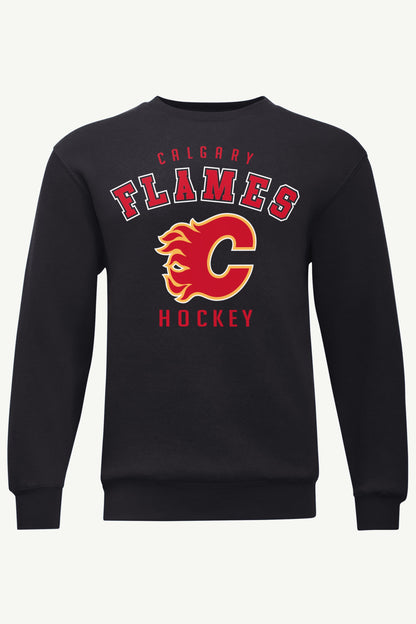 MENS CALGARY FLAMES GRAPHIC SWEATSHIRT - Black