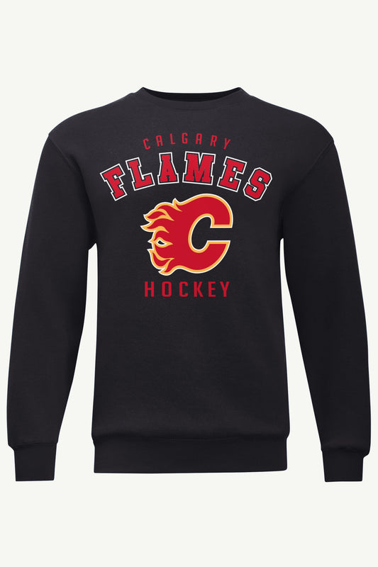 MENS CALGARY FLAMES GRAPHIC SWEATSHIRT - Black