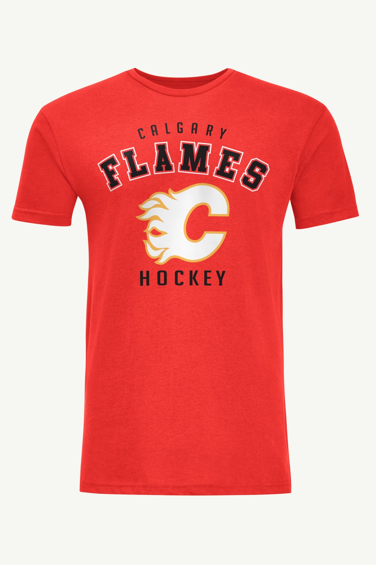 MENS CALGARY FLAMES GRAPHIC T SHIRT - Red