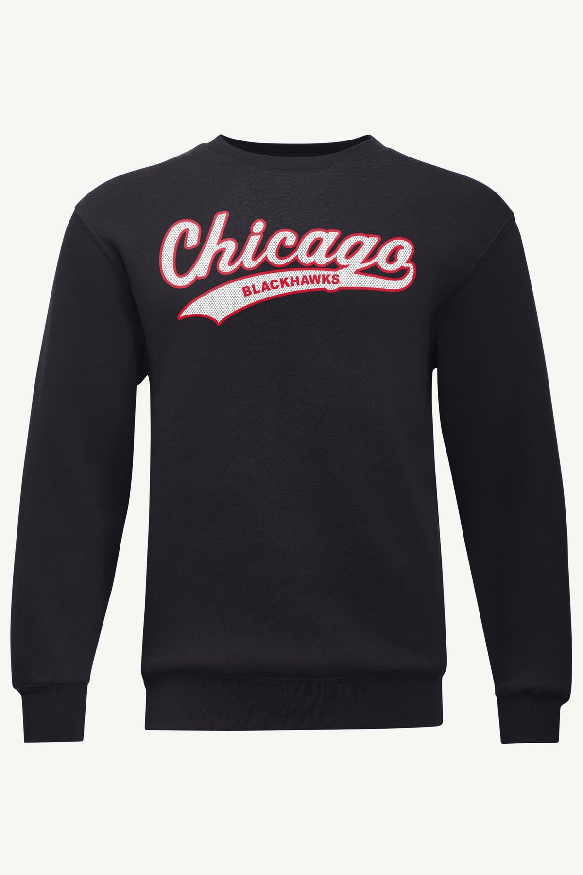 MENS CHICAGO BLACKHAWKS TAILSWEEP SWEATSHIRT - Black