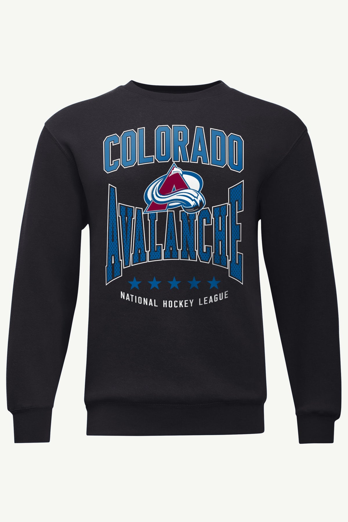 MENS COLORADO AVALANCHE CENTER SQUEEZE SWEATSHIRT - Black