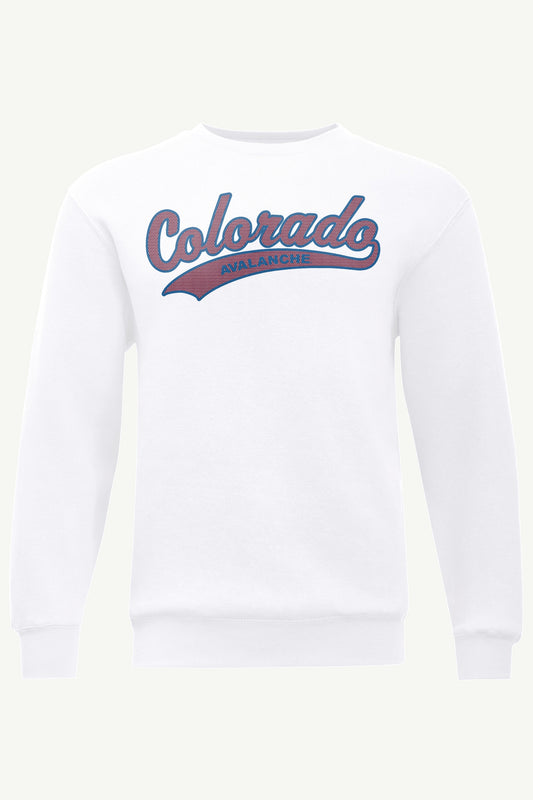 MENS COLORADO AVALANCHE TAILSWEEP SWEATSHIRT - White