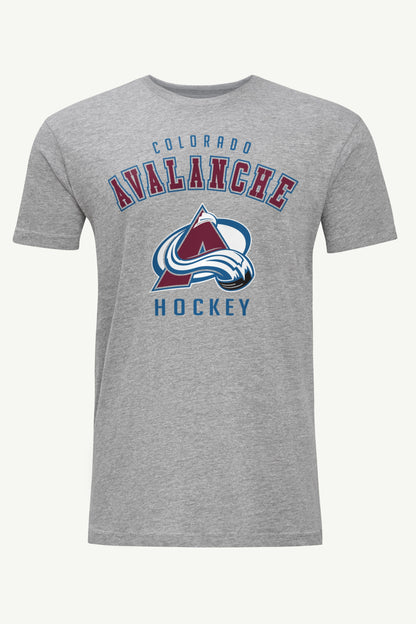 MENS COLORADO AVALANCHE GRAPHIC T SHIRT - Heather Grey
